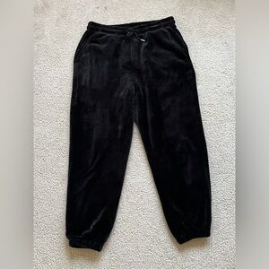 Men’s black micro fleece joggers 32”